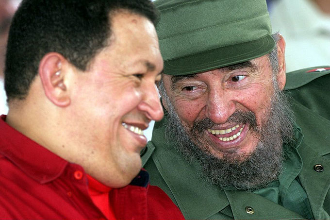 El día que Chávez quiso lanzar a Fidel al agua El día que Chávez quiso lanzar a Fidel al agua
