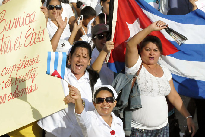 Desfilarán trabajadores de la Salud el 1 de Mayo con logros en su quehacer cotidiano Desfilarán trabajadores de la Salud el 1 de Mayo con logros en su quehacer cotidiano