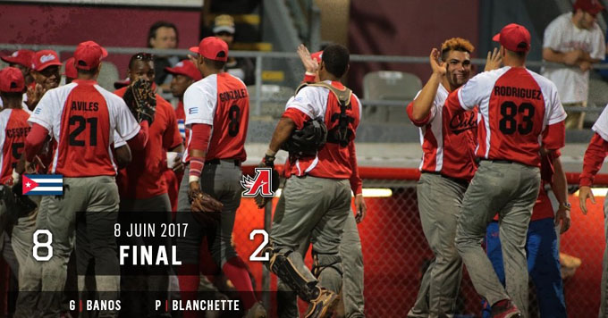Debutó Cuba con triunfo en la Liga Can-Am de béisbol Debutó Cuba con triunfo en la Liga Can-Am de béisbol