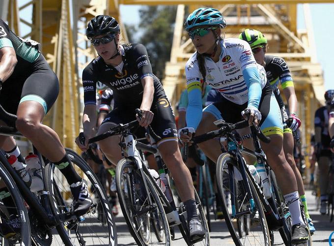 Ciclista cubana Sierra por escalar en Giro de Italia (f)