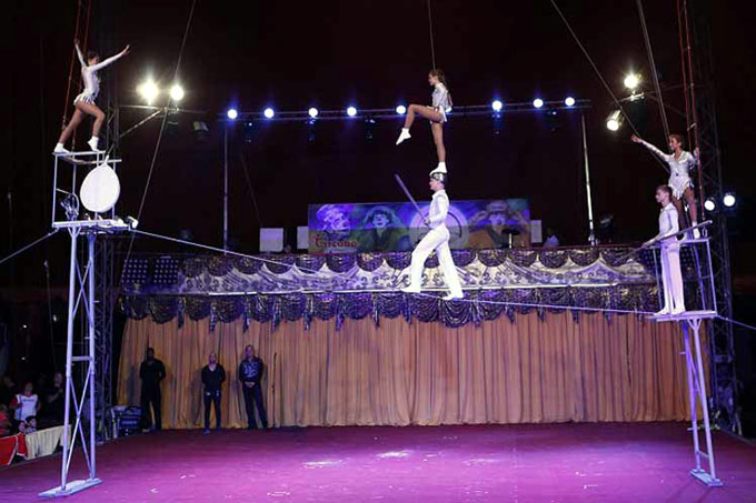 Funambulistas de Belarús triunfan en Festival Circuba 2017 Funambulistas de Belarús triunfan en Festival Circuba 2017