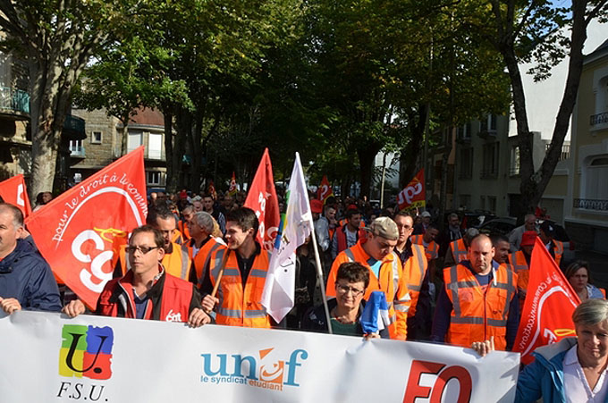 Francia: amplia movilización en huelga general contra reforma laboral Francia: amplia movilización en huelga general contra reforma laboral