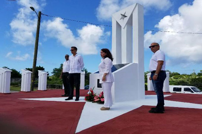 Inauguran en Granada obelisco a mártires internacionalistas cubanos