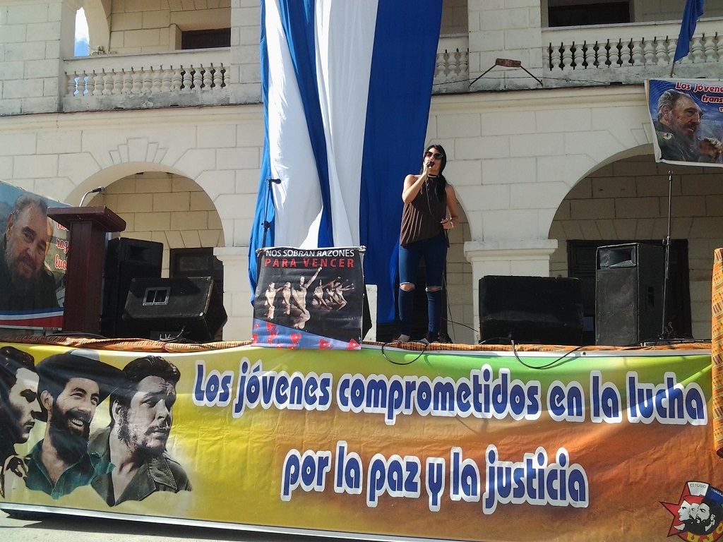 Homenaje a Fidel centra celebración por el Día del estudiante Homenaje a Fidel centra celebración por el Día del estudiante
