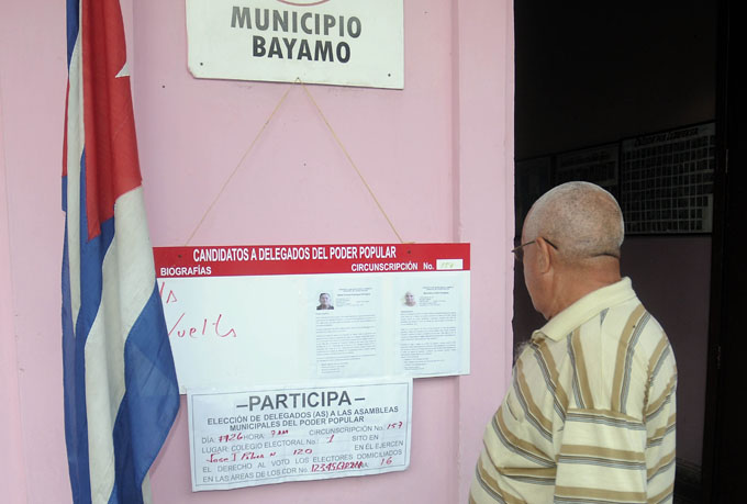 Expuestas desde hoy biografías y fotos de los candidatos
