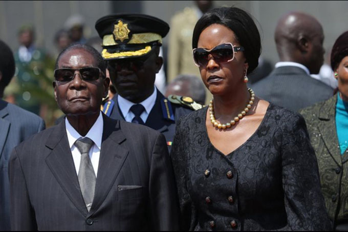 Presidente de Zimbabwe y esposa estarían bajo custodia de militares