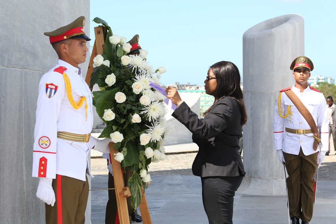 Recibió Díaz-Canel a la Primera Ministra de Namibia (+ fotos)