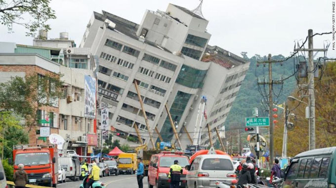 Poderoso sismo en Taiwán deja consternación y muerte Poderoso sismo en Taiwán deja consternación y muerte