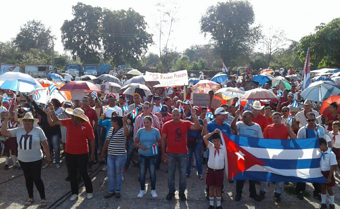 Reafirman cautocristenses apoyo a la Revolución Reafirman cautocristenses apoyo a la Revolución
