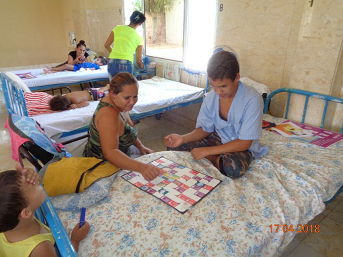Intercambian inspectores de la ONURE con niños hospitalizados (+ audios) Intercambian inspectores de la ONURE con niños hospitalizados (+ audios)