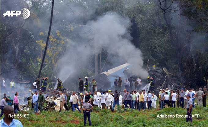 Accidente aéreo en La Habana (+ fotos y videos)