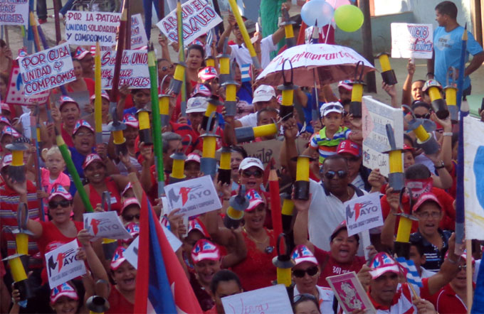 Los guiseros celebraron con júbilo el  Primero de Mayo