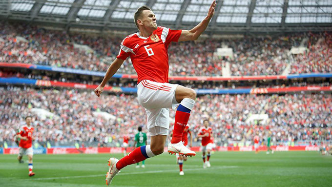 Rusia debuta con goleada en su Mundial de Fútbol (+ fotos y video)