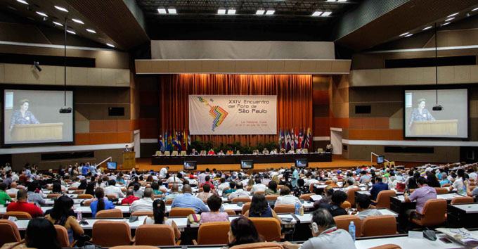 Foro de Sao Paulo debate sobre integración latinoamericana (+ fotos y videos) Foro de Sao Paulo debate sobre integración latinoamericana (+ fotos y videos)