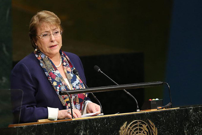 Bachelet nombrada alta comisionada de ONU para los derechos humanos