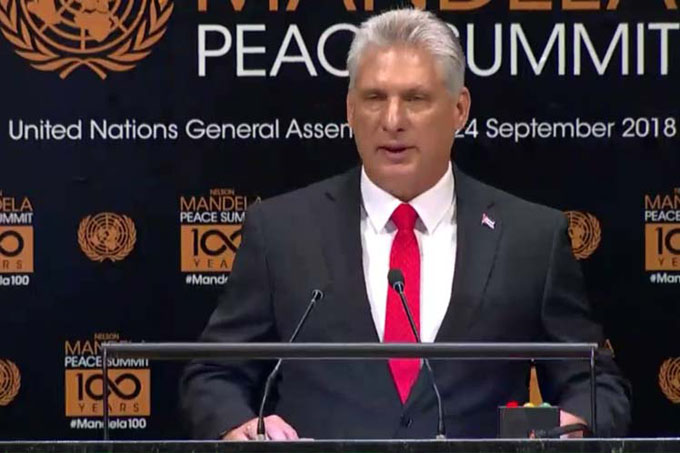 Díaz-Canel: Aún queda mucho por conquistar para hacer realidad los sueños de Mandela (+ video) Díaz-Canel: Aún queda mucho por conquistar para hacer realidad los sueños de Mandela (+ video)