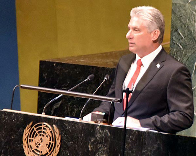 Intervención del Presidente Miguel Díaz-Canel Bermúdez en la Cumbre de Paz Nelson Mandela (+ video) Intervención del Presidente Miguel Díaz-Canel Bermúdez en la Cumbre de Paz Nelson Mandela (+ video)