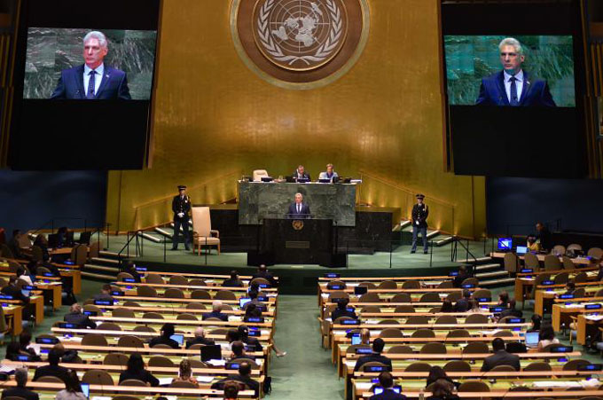 Discurso de Díaz-Canel en el debate general del 73 Período de la Asamblea General de la ONU (+ video) Discurso de Díaz-Canel en el debate general del 73 Período de la Asamblea General de la ONU (+ video)