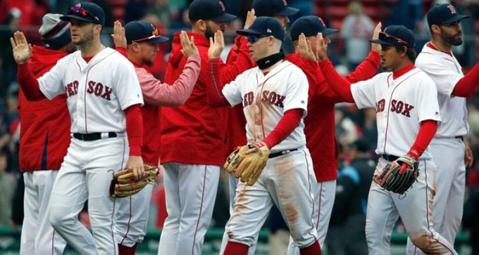 Medias Rojas, primer clasificado a playoffs de béisbol estadounidense Medias Rojas, primer clasificado a playoffs de béisbol estadounidense