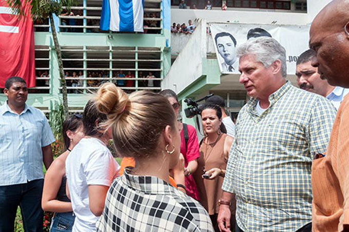 Destacó Díaz- Canel esfuerzos socioeconómicos de Pinar del Río