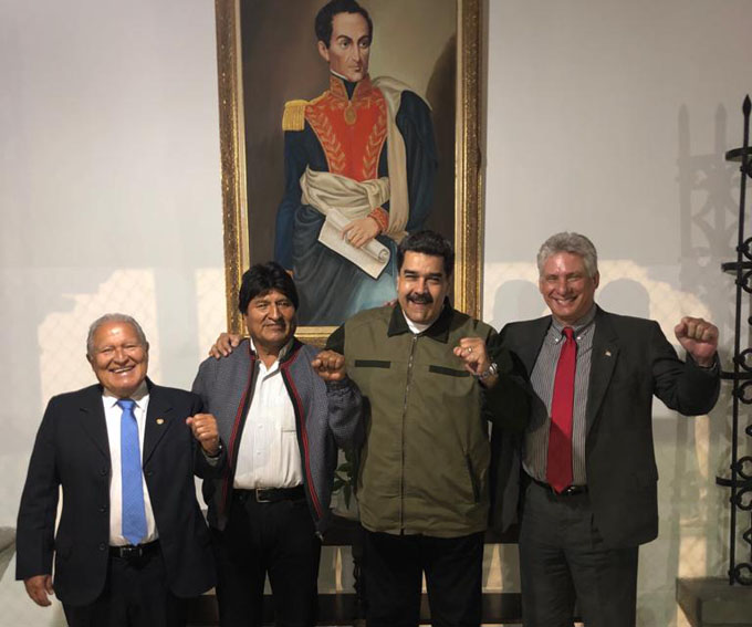 Díaz-Canel destaca valentía de presidente venezolano Díaz-Canel destaca valentía de presidente venezolano