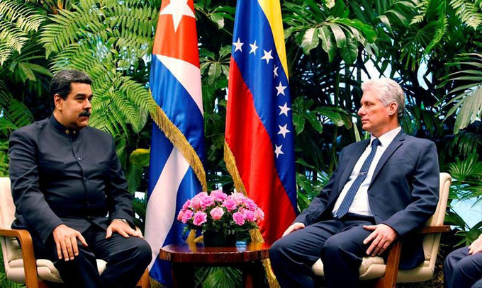 Presidente cubano reitera apoyo al gobierno y pueblo de Venezuela Presidente cubano reitera apoyo al gobierno y pueblo de Venezuela