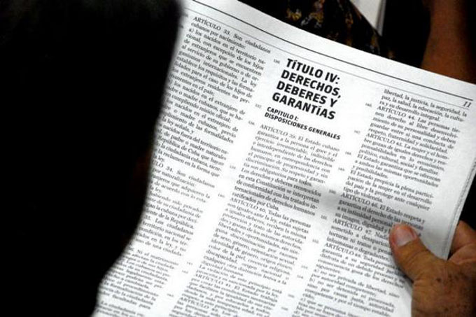 Díaz-Canel: Nueva Constitución de Cuba defiende la dignidad humana Díaz-Canel: Nueva Constitución de Cuba defiende la dignidad humana