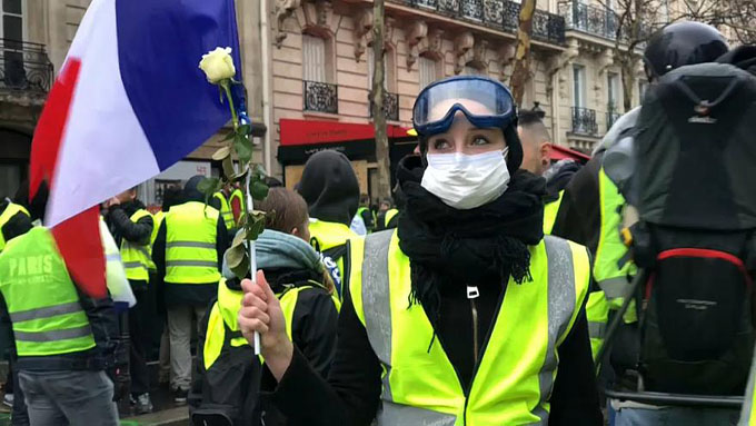 Nuevo sábado de movilización de chalecos amarillos en Francia Nuevo sábado de movilización de chalecos amarillos en Francia