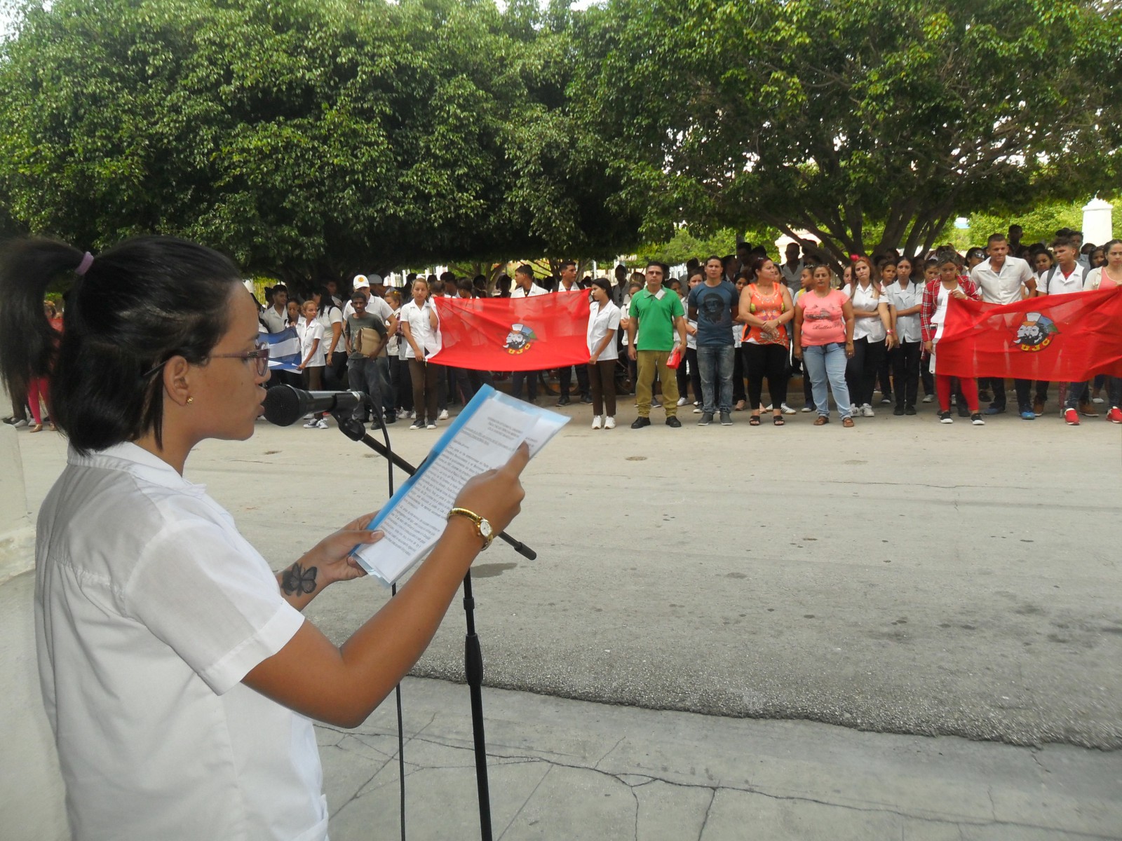 Recuerdan jóvenes manzanilleros acciones del 13 de marzo