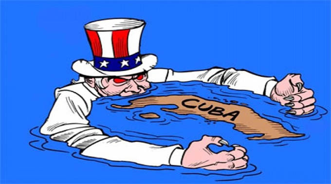 Cubanos en Francia condenan el título III de ley Helms Burton Cubanos en Francia condenan el título III de ley Helms Burton