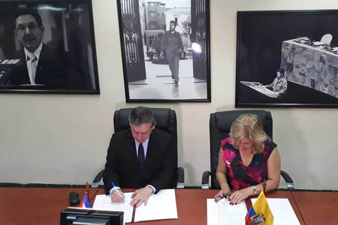 Cuba y Ecuador ratifican compromiso con migración segura y ordenada