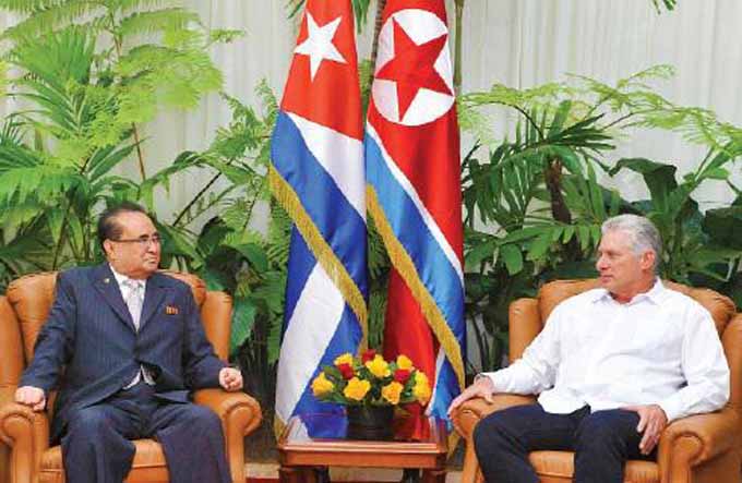 Recibió Díaz-Canel al Vicepresidente del Comité Central del Partido del Trabajo de Corea