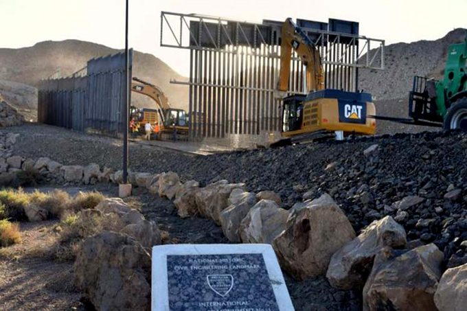 EE.UU.: grupo privado dice que comenzó a levantar muro fronterizo (+video)