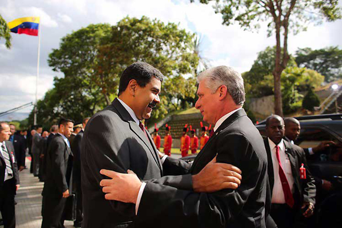 Venezuela siempre puede contar con Cuba, afirma Díaz-Canel Venezuela siempre puede contar con Cuba, afirma Díaz-Canel