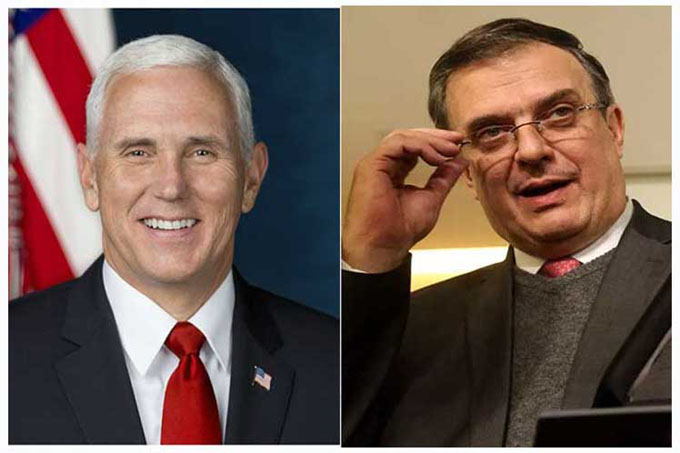 Pence y canciller mexicano discutirán amenaza arancelaria de Trump Pence y canciller mexicano discutirán amenaza arancelaria de Trump