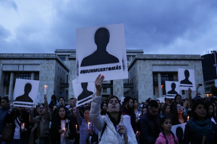 Movilización en Colombia por la vida y contra asesinatos de líderes Movilización en Colombia por la vida y contra asesinatos de líderes