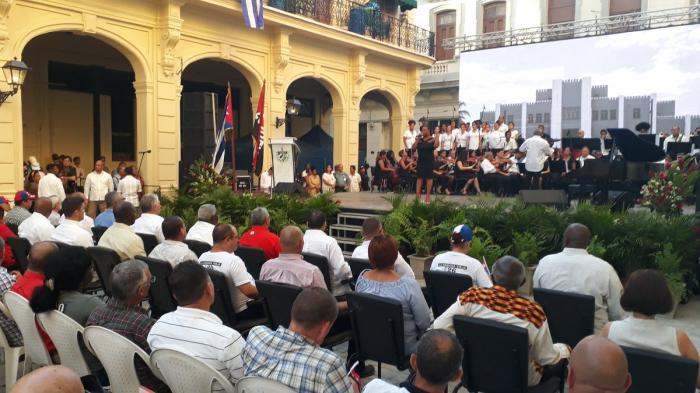 Participa Díaz-Canel en acto provincial de La Habana en saludo al Día de la Rebeldía Nacional (+fotos)