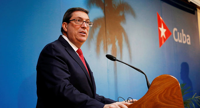 Canciller de Cuba condena expulsión de diplomáticos de misión en ONU Canciller de Cuba condena expulsión de diplomáticos de misión en ONU