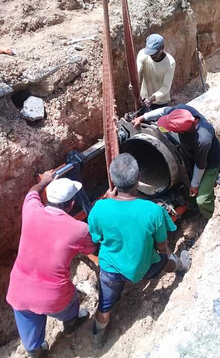 Solucionan averías en acueducto de Manzanillo Solucionan averías en acueducto de Manzanillo