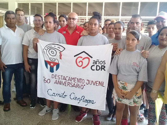 Destacan papel de los jóvenes granmenses en Comités de Defensa de la Revolución Destacan papel de los jóvenes granmenses en Comités de Defensa de la Revolución