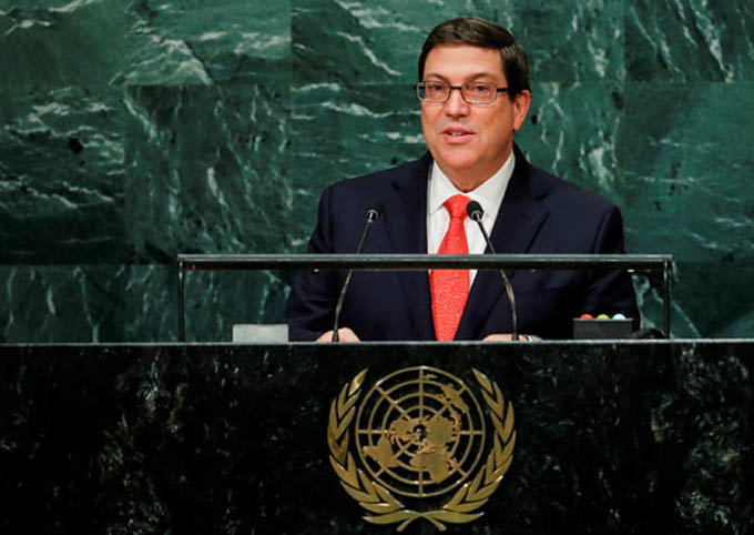 Canciller hablará hoy en la ONU en debate sobre el bloqueo de EEUU contra Cuba Canciller hablará hoy en la ONU en debate sobre el bloqueo de EEUU contra Cuba
