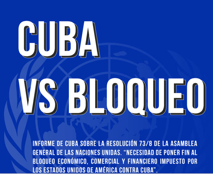 Reclamo contra el bloqueo de EE.UU. a Cuba vuelve a sentirse en ONU Reclamo contra el bloqueo de EE.UU. a Cuba vuelve a sentirse en ONU
