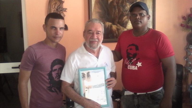 Confieren a Pachy Naranjo premio de movimiento martiano de Cuba