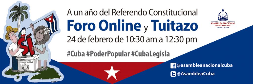 A un año del referendo constitucional se desarrolla en Cuba un intenso programa legislativo A un año del referendo constitucional se desarrolla en Cuba un intenso programa legislativo