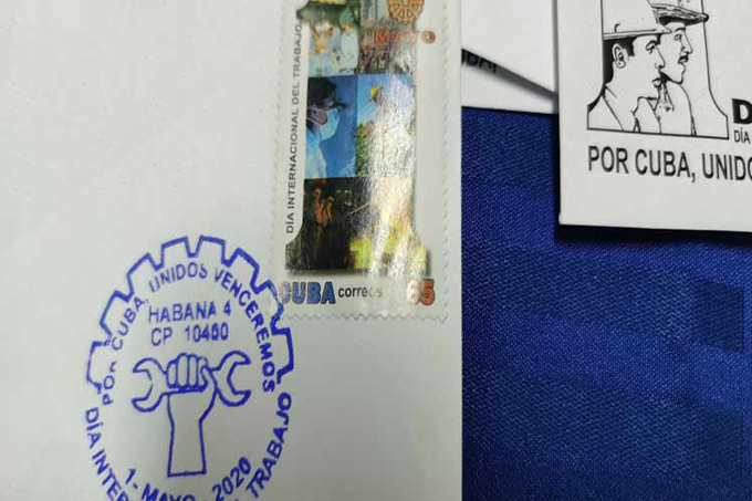 Cancelan en Cuba sello postal dedicado al Primero de Mayo (+fotos) Cancelan en Cuba sello postal dedicado al Primero de Mayo (+fotos)