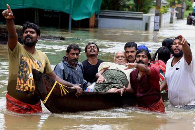Varias partes de la India continúan afectadas por las inundaciones Varias partes de la India continúan afectadas por las inundaciones