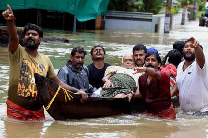 Varias partes de la India continúan afectadas por las inundaciones