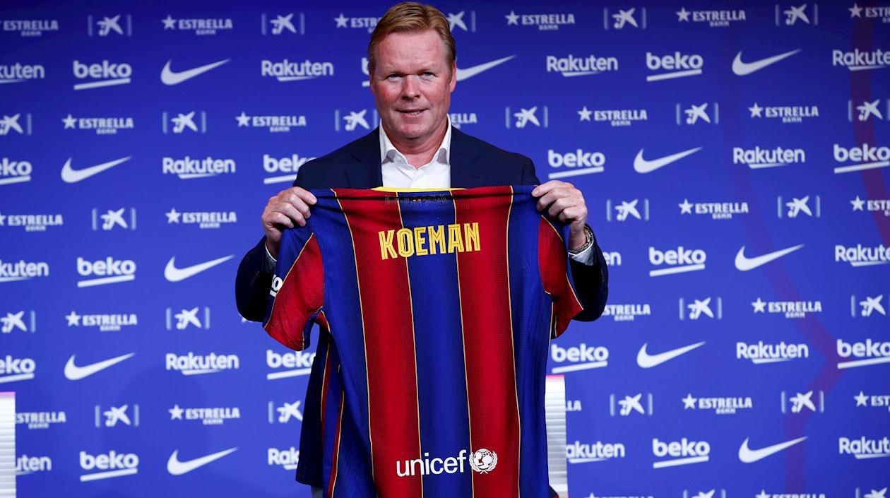 Barcelona contrata a Ronald Koeman como nuevo entrenador del club Barcelona contrata a Ronald Koeman como nuevo entrenador del club