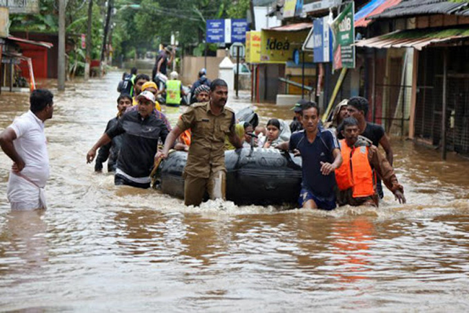 Suman siete millones los damnificados por inundaciones en India