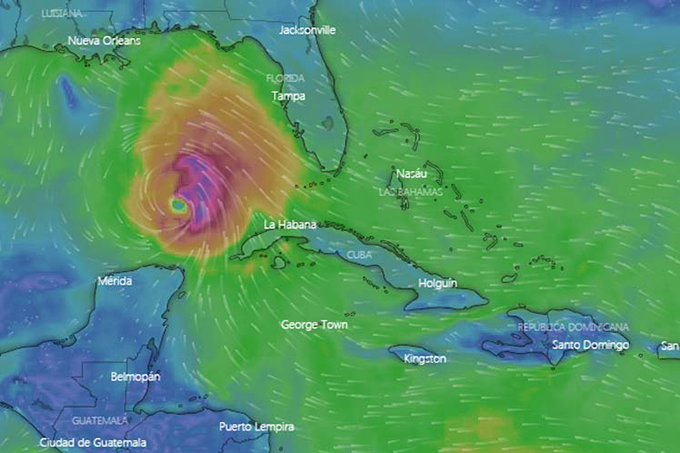 Laura se convierte en huracán, cuarto del Atlántico en 2020 Laura se convierte en huracán, cuarto del Atlántico en 2020